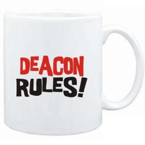 Mug White  Deacon rules  Male Names 