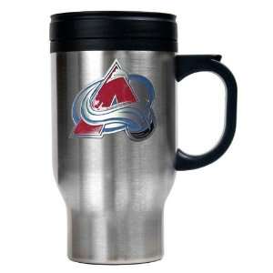   Avalanche NHL Stainless Steel Travel Mug   Primary Logo Sports
