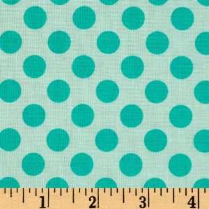  44 Wide Michael Miller Ta Dot Sea Blue Fabric By The 
