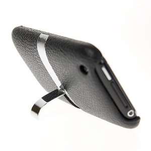  iStand Leather Clip on Case for iTouch 2/3G Black Cell 