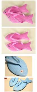 features a pair of stylish and cute flip flops vivid fish shape design 