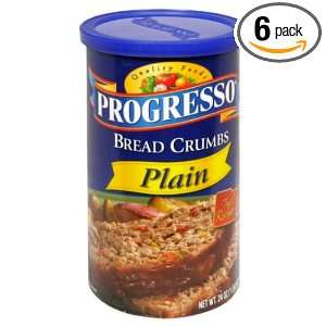Progresso Bread Crumbs, Plain, 24 Ounce (Pack of 6)  