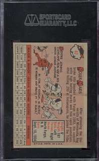 1958 Topps #47 Roger Maris Rookie Indians SGC Authentic (Appears EX/MT 