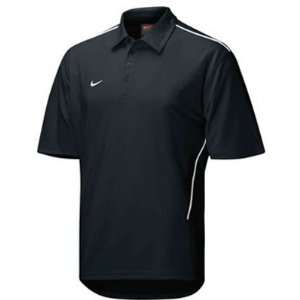   Nike Mens Game Day Dri Fit Coach Polo Shirt Black