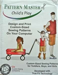   CHILDS PLAY~Make Custom Size Sew Patterns~BOOK+CD~Wild Ginger  