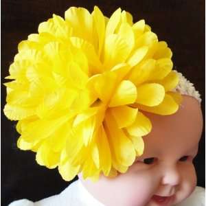   Elastic Baby Girl & Toddler Flower Headband Mum . 