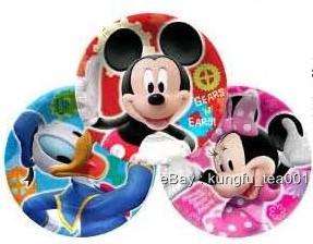 6pcs Mickey Minnie Mouse Donlad Birthday Party Plates  