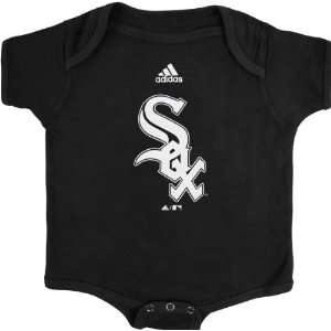  Chicago White Sox Black adidas Team Logo Newborn/Infant 