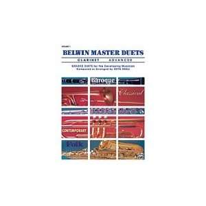   Belwin Master Duets   Clarinet Advanced Volume 1 Musical Instruments