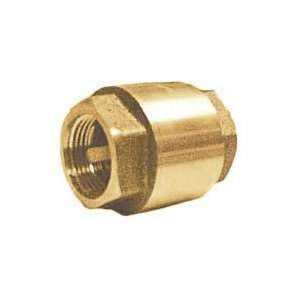 Webstone Valve 10705 N/A 1 1/4 Brass In Line Spring Check Valve with 