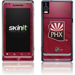  Phoenix Coyotes Home Jersey skin for Motorola Droid 2 