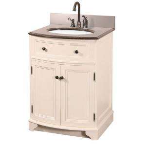 Foremost Arcadia 25 In. Vanity Combo Frost White   Without Granite 