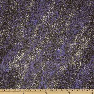  44 Wide Silk Crinkle Chiffon Pebbles Purple/Grey Fabric 