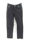 blue asphalt black denim straight leg jeans pants sz 40