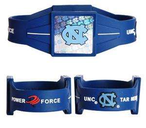   Tarheels Power Force Ion Wrist Band (NEW) UNC Bracelet   Medium  