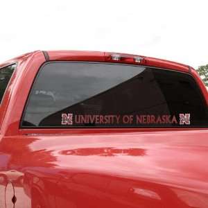  NCAA Nebraska Cornhuskers Automobile Decal Strip 