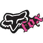 Fox Motocross Racing 4 Switch Sticker Pair Black and Pink 14412