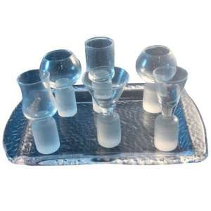  New Age 7 Piece Cordial Set with Tray