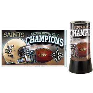 New Orleans Saints Super Bowl XLIV Champions Rotating Lamp  
