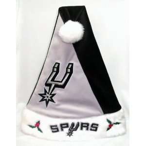  San Antonio Spurs Colorblock Santa Hat
