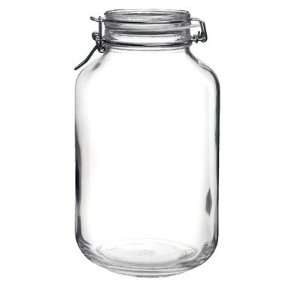 Bormioli Rocco Fido Round Clear Jar, 135 1/4 Ounce 