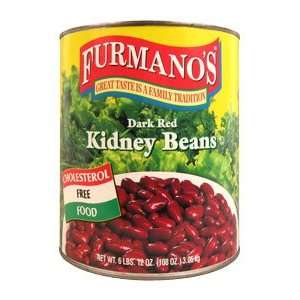 Furmanos Kidney Beans (Dark Red   in Brine) 6   #10 Cans / CS  