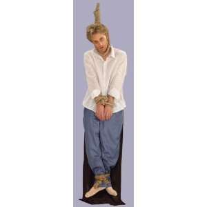 Mens Funny Costume Hanging Noose Hanged Dead Man Outfit Adult Standard 