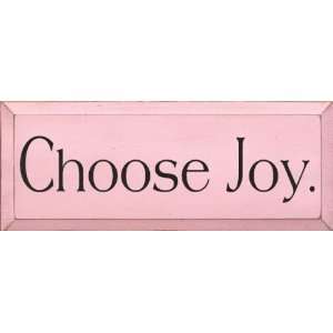  Choose Joy Wooden Sign