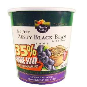 Health Valley Soup Cup, Zesty Black Bean and Rice, 2.05 Ounce Cu 