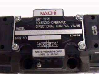 New Nachi Wet Type SS 603 C6 R C115 E21 Solenoid Valve  
