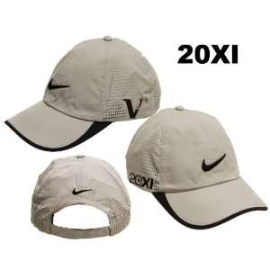 Nike Golf 2011 Tour Peforated Cap Hat 20XI Victory Red Logo Granite 