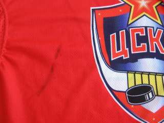 Authentic Red ArmyCSKA GAME WORN Jersey #57/KAIT Russia/FREE SHIP IN 