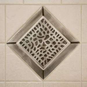   Wall Tile with Coral Design   With 6 Tile Frame