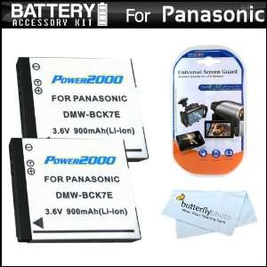 2 Pack Battery Kit For Panasonic LUMIX DMC S5 Digital 