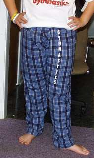 NEW $35 Ladies Gymnastics PJ Flannel Lounge Bottoms  