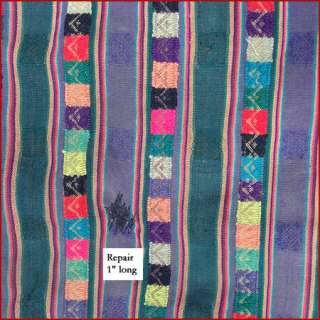 OLD HANDWOVEN KUSHUTARA BLANKET DRESS BHUTAN  