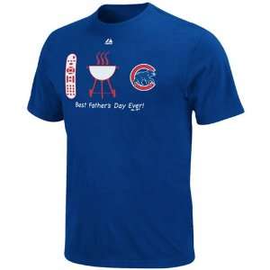   Cubs Deep Royal Fathers Day Lucky Guy T Shirt