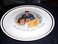 president mr & mrs john f kennedy collector plates  