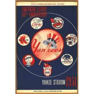   NEW YORK YANKEES v CLEVELAND INDIANS PROGRAM   MLB Baseball Tickets