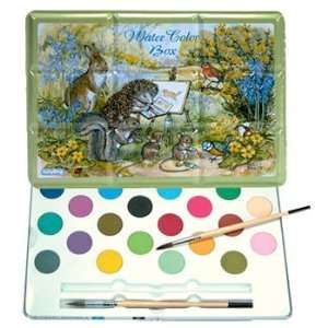  Animals Tin Watercolor Paint Set Toys & Games