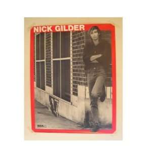Nick Gilder Black and White Image Poster 8B