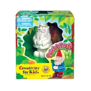   Creativity For Kids Paints and Craft Plaster Gnome Toys & Games