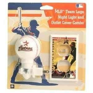    Houston Astros Night Light and Outlet Cover Set