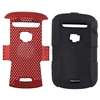   black skin red meshed plastic quantity 1 keep your blackberry bold
