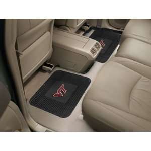  Virginia Tech Backseat Utility Mats 2 Pack Sports 