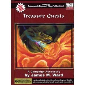  Treasure Quests (d20 System) [Spiral bound] James M. Ward Books