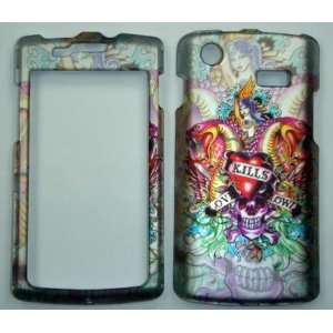   SNAKE&BEAUTY WHITE CASE/COVER WITH METALLIC 3D EFFECT 