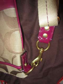   Swingpack/Cross body purse/handbag Purple/Khaki/Signature w/dust bag