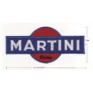  Martini Racing Car Embroidered Iron on Patch Arts, Crafts 