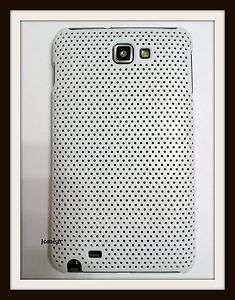 WHITE MESH CASE COVER FOR SAMSUNG GALAXY NOTE GT N7000 i9220  